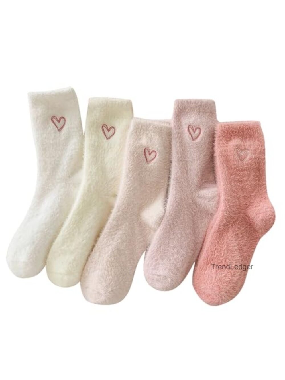 Fuzzy Socks Cozy Fluffy Winter Warm Plush Soft Home Sleeping Socks 5 Pairs